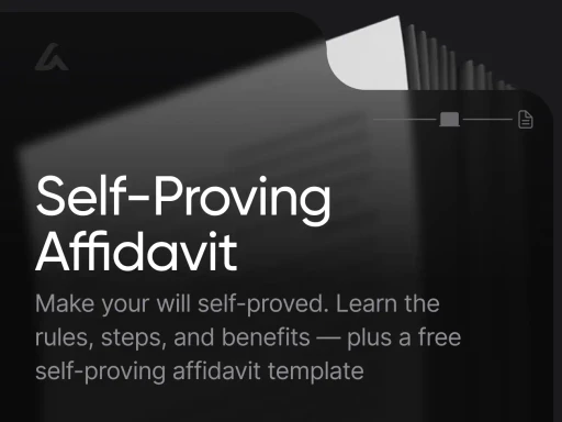 Self-Proving Affidavit (Sample Law)