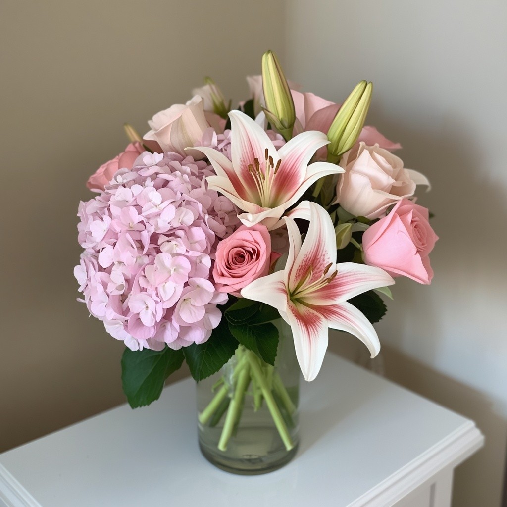 Soft Tributes Vase – funeral sympathy floral arrangement, hand-delivered by local DMV florist | Our Legacy Thread™