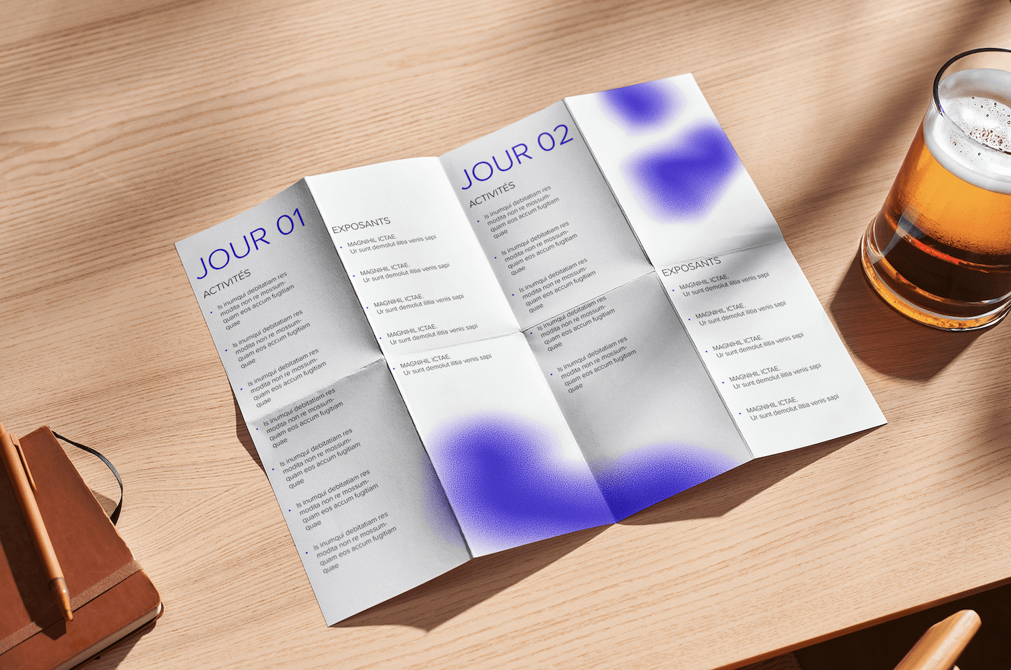 A screenshot for the footer of the website