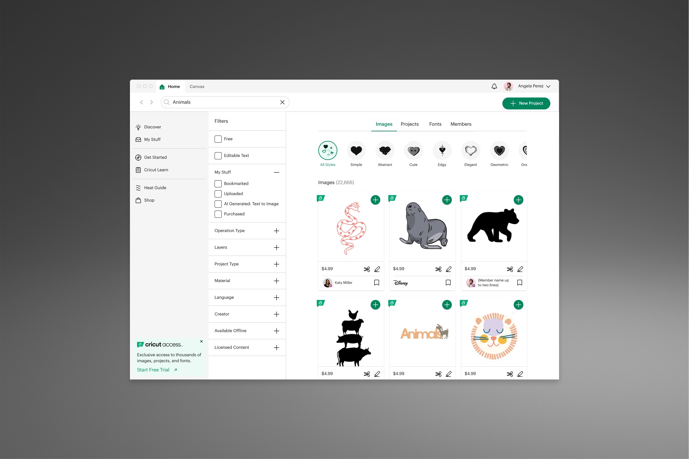 Filters permanently expanded combined with left-hand navigation cover close to half the screen. This when opened decreased users vision from eight to six images.