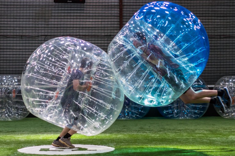 Photo of Bubble Football activity for adults