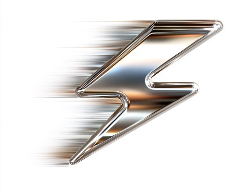 Real-time data processing lightning bolt icon