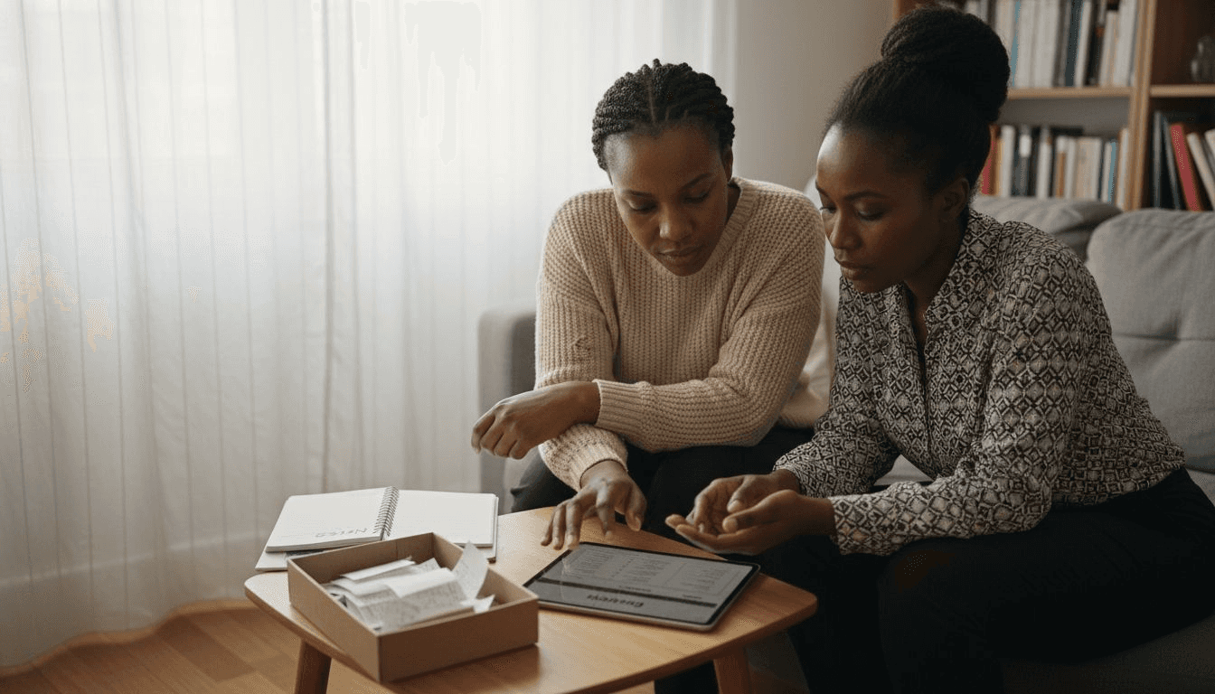 Des femmes qui pilotent des cotisations dans une tontine en ligne