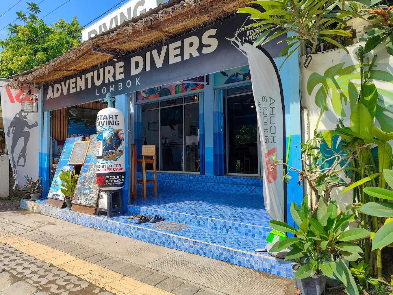 Dive school in Kuta Lombok