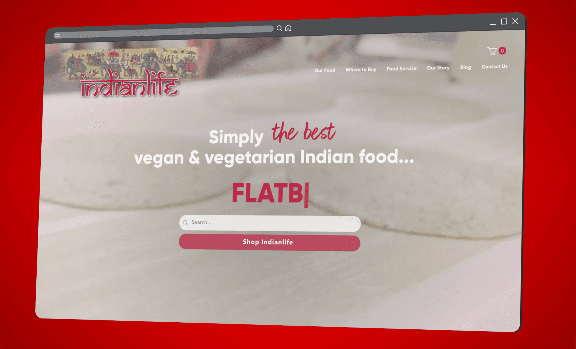Website design for Indianlife vegan and vegetarian food brand by RJP.design — professional NYC web design agency specializing in creative website design and digital marketing.