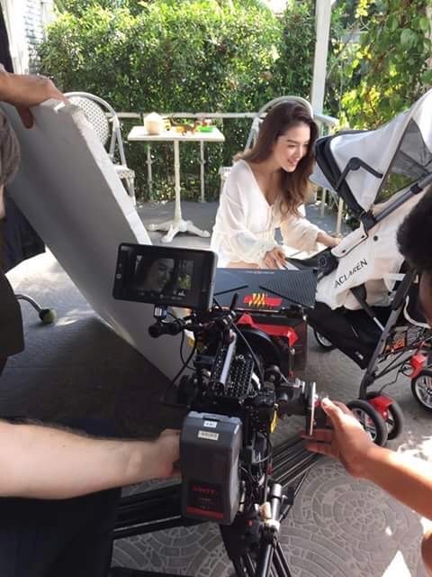 Backstage photo shooting with Lydia Sarunrat for Maprao by Suzaku Productions