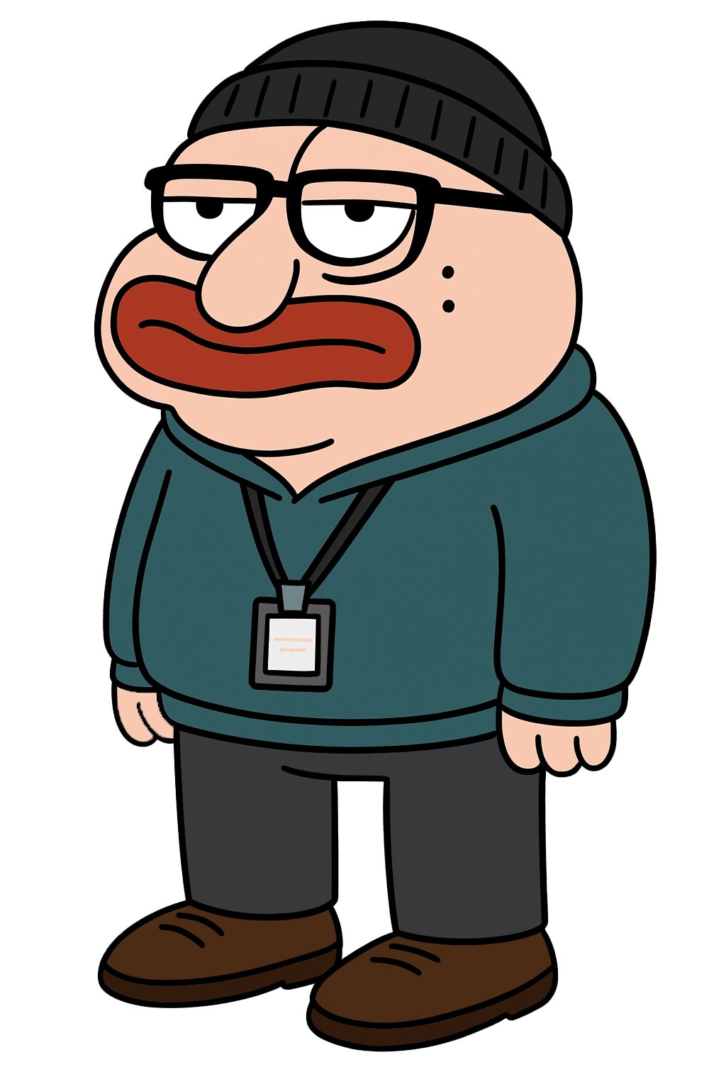 illustration of a purse shaped character holding coins