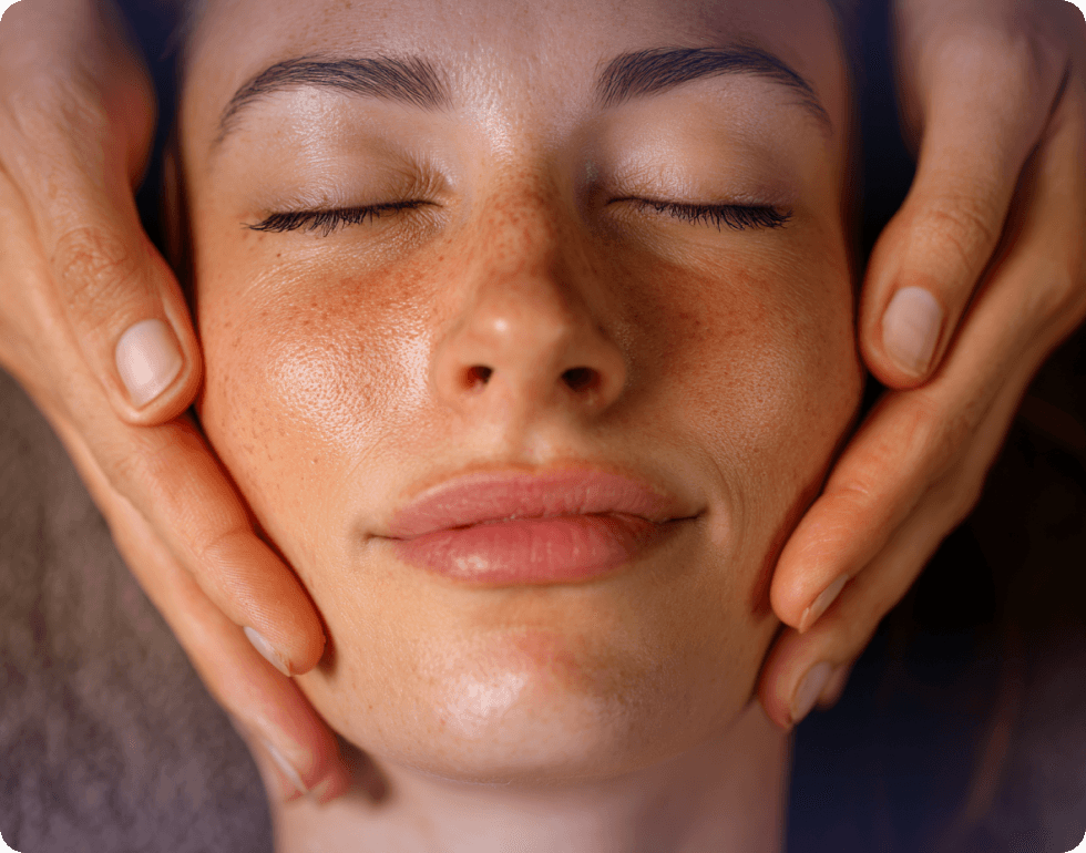 Massage done to a patient for orofacial pain