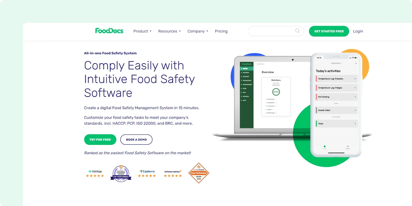fooddocs-homepage