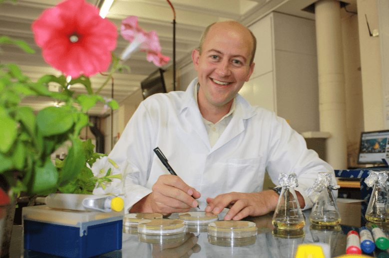 Nikolai Braun, Chief Scientific Officer, at work. Image source: RevBio.