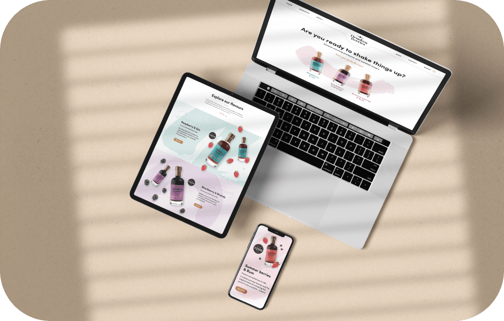 Drunken Berries web design