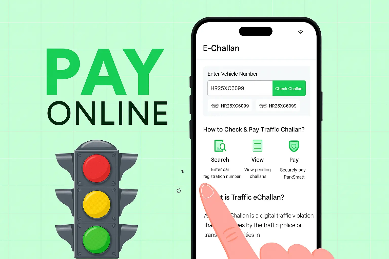 How to Check Pending Traffic Challans Online Without Any RTO Visit