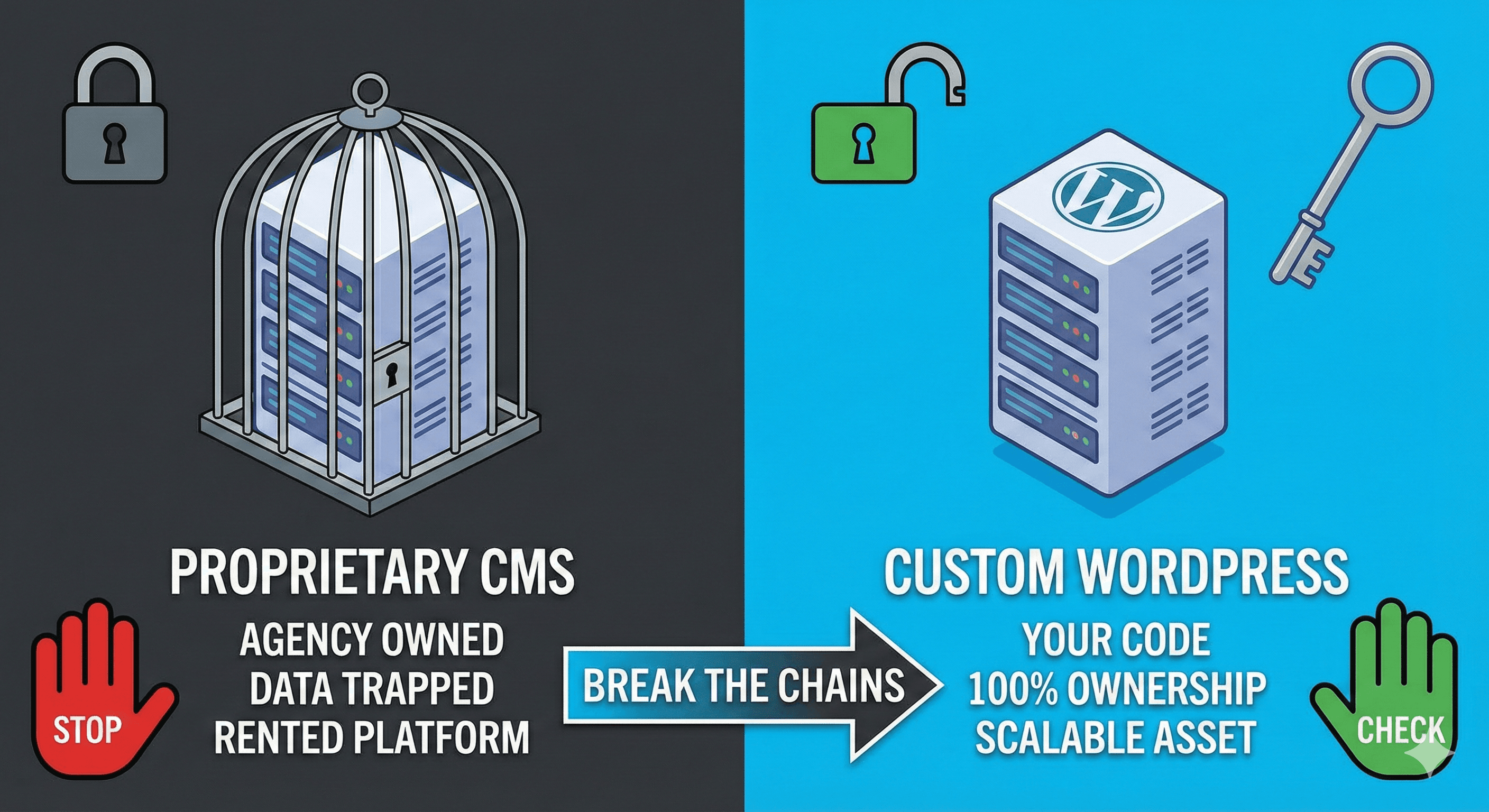 Why Custom WordPress Beats Proprietary CMS for Manufacturers