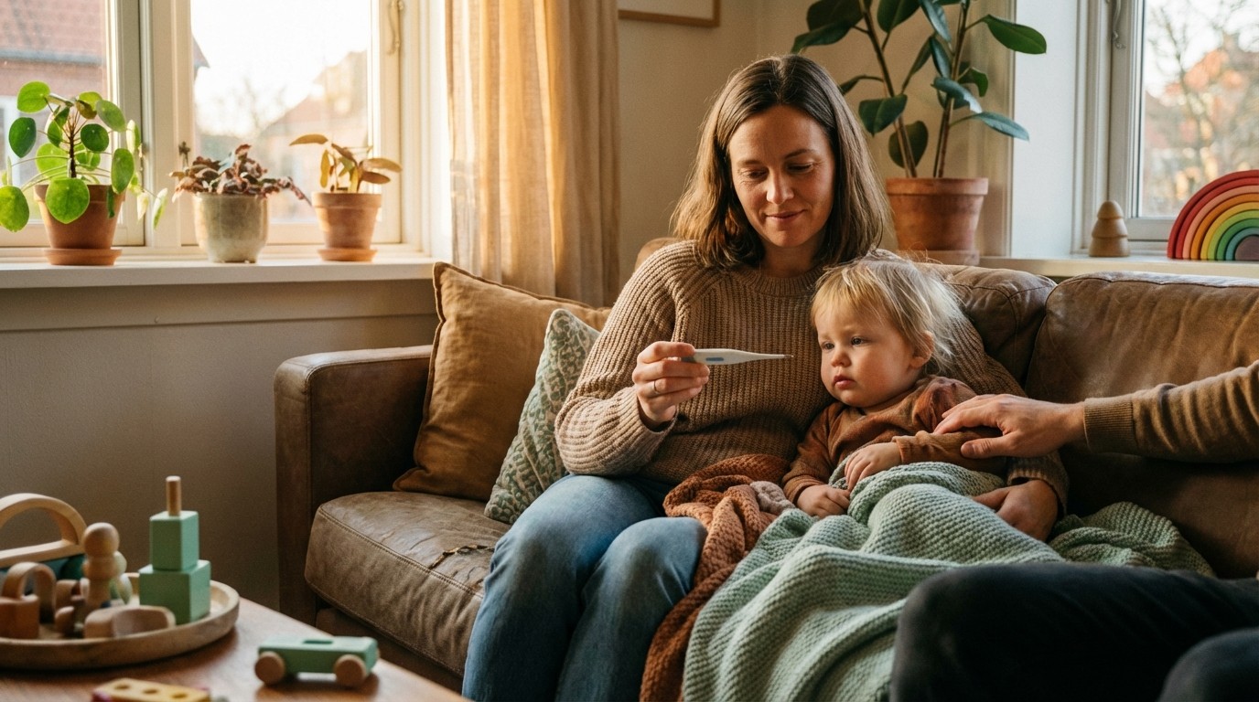 Cuándo la fiebre es alarma, cómo medirla bien y qué hacer en casa con tu bebé