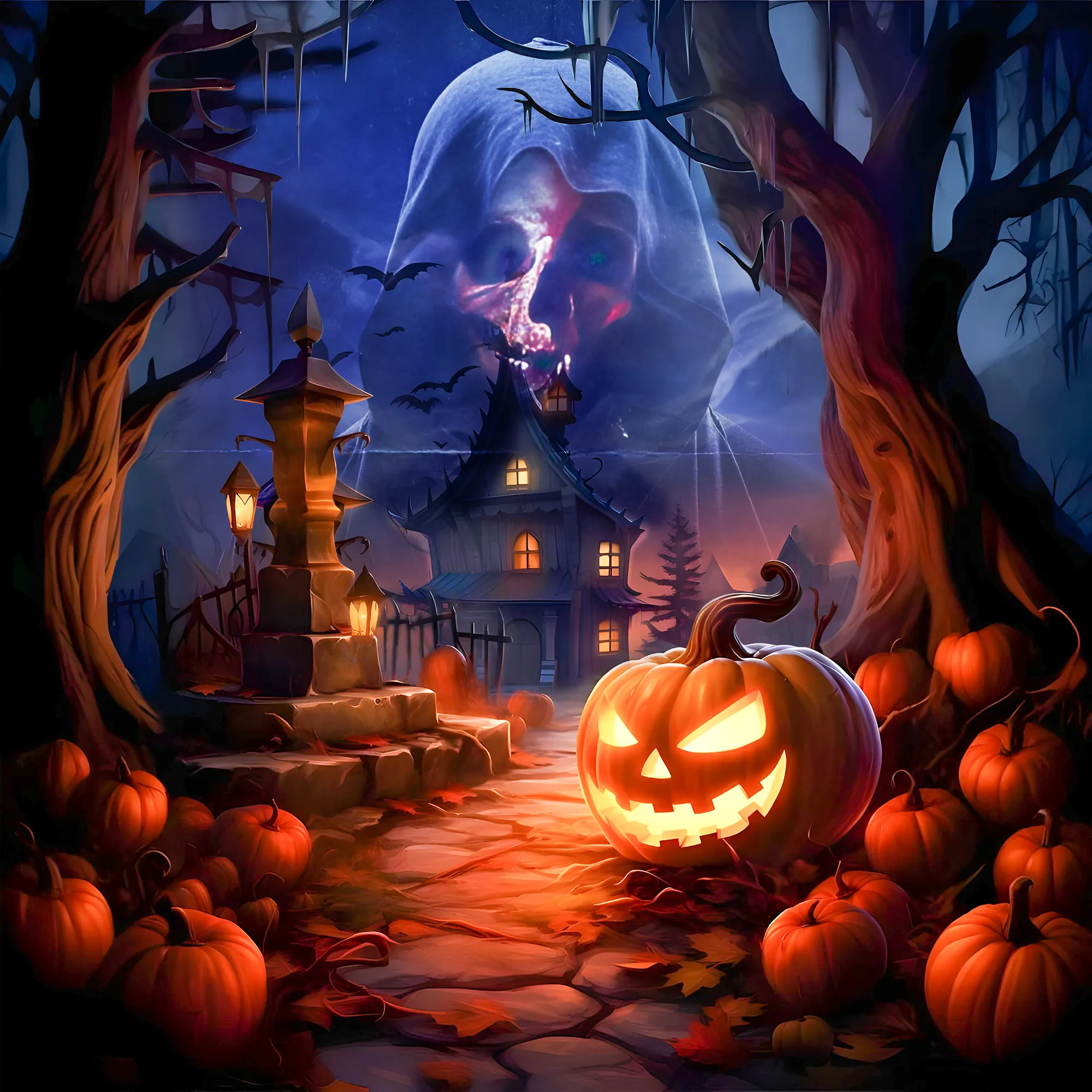 The Last Halloween escape room poster from The Hidden Hour – a spooky and thrilling mystery room near me for adventure lovers