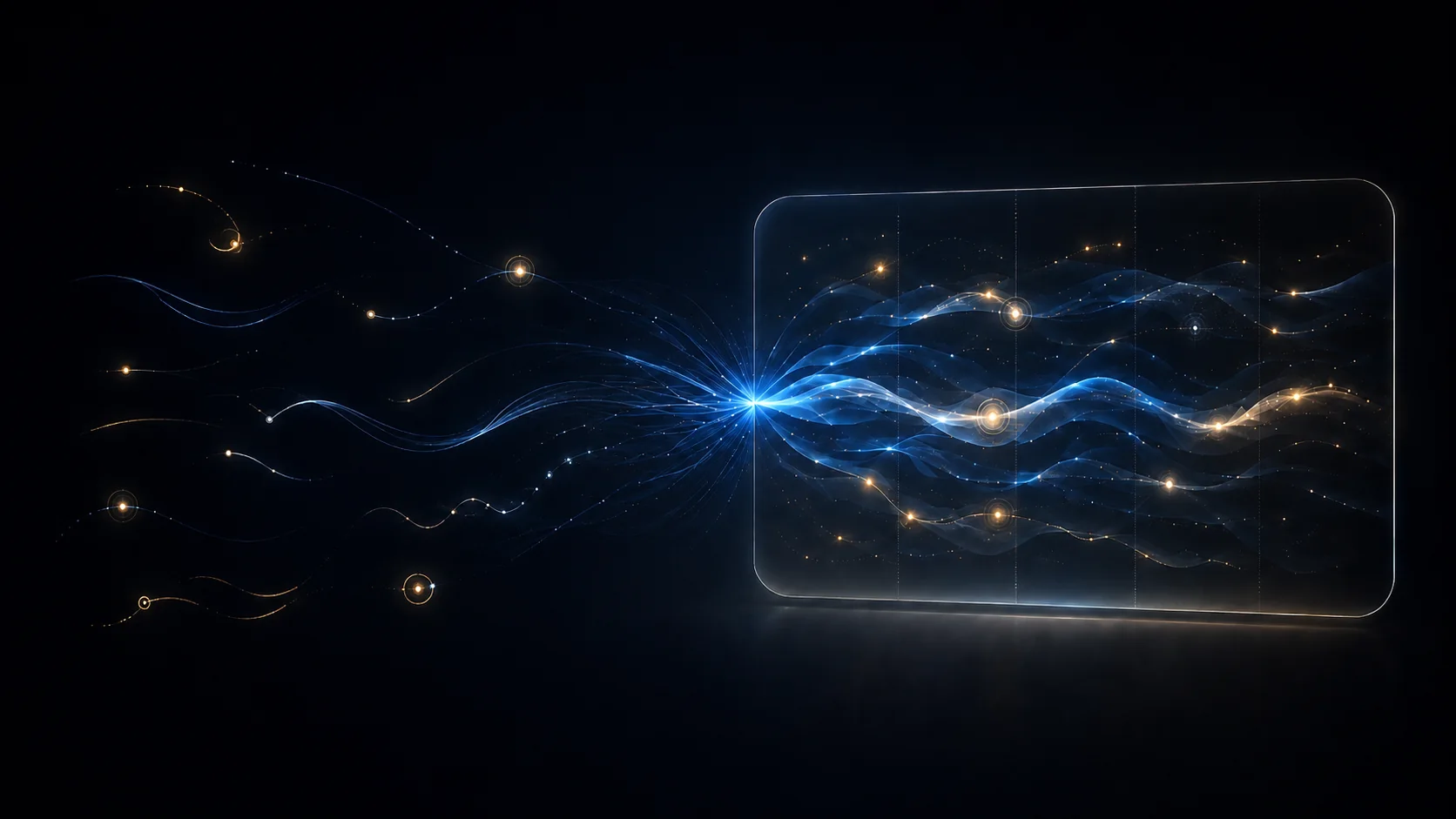 Blue-white and brass song signals gathered into one visual space
