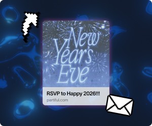 Customizable themes and effects for party invites