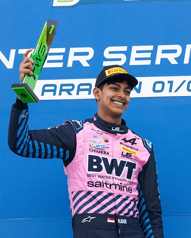 Kabir Anurag wins the spANISH winter series race