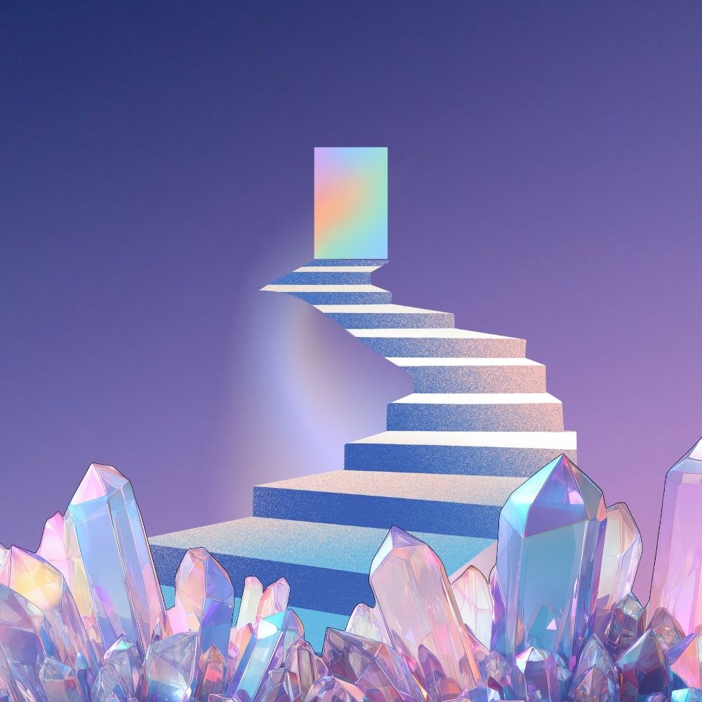 Athlete winning a race