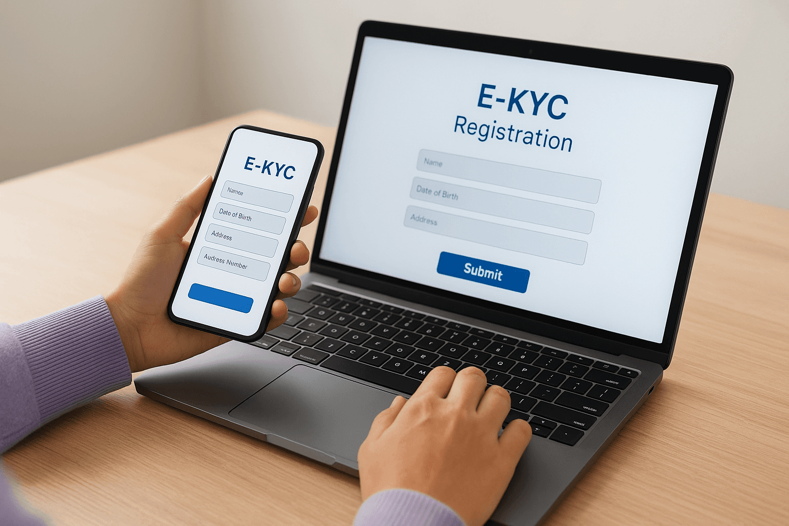 Complete the eKYC registration