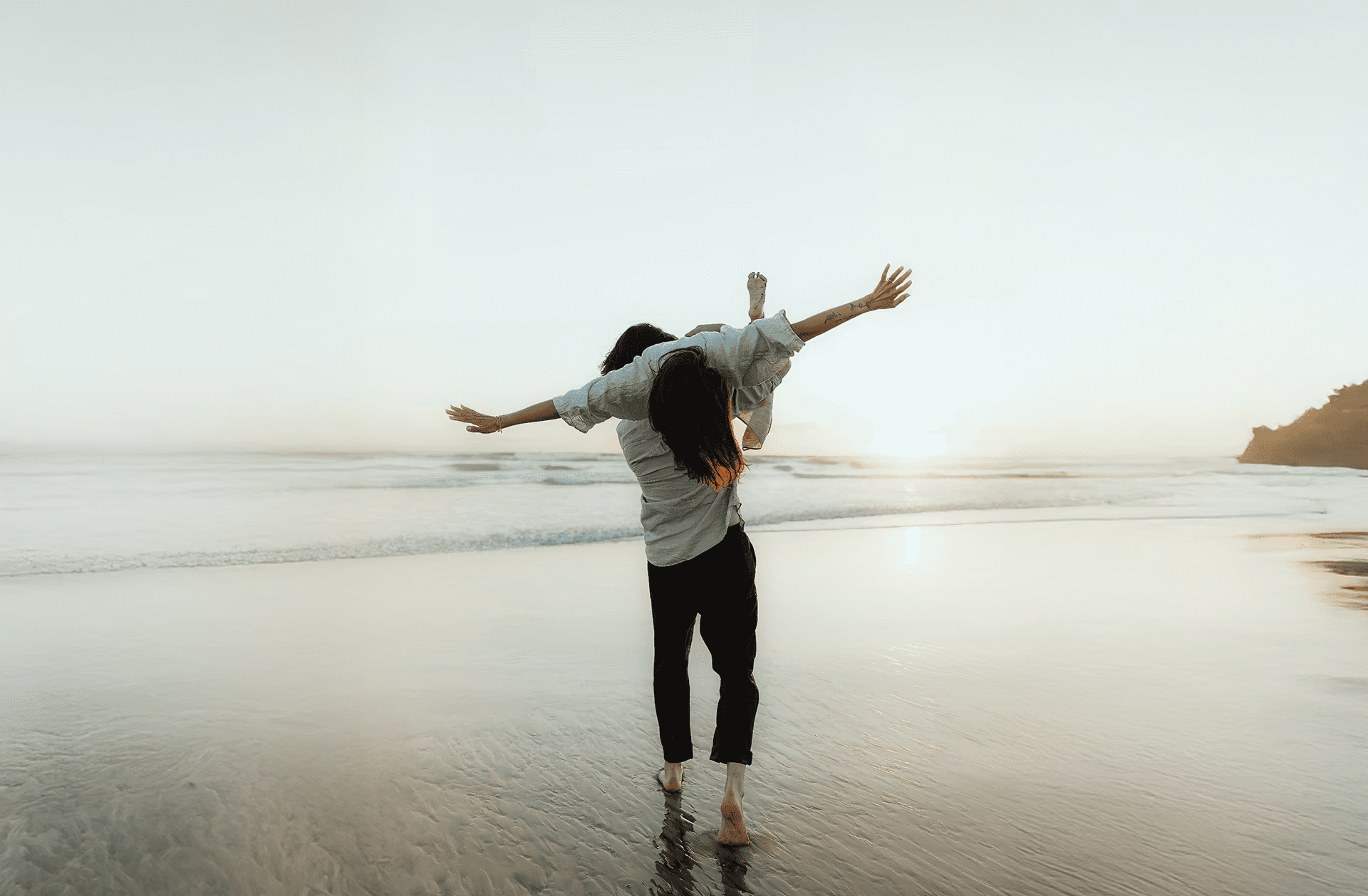 Fashion photoshoot with a woman posing in a dress