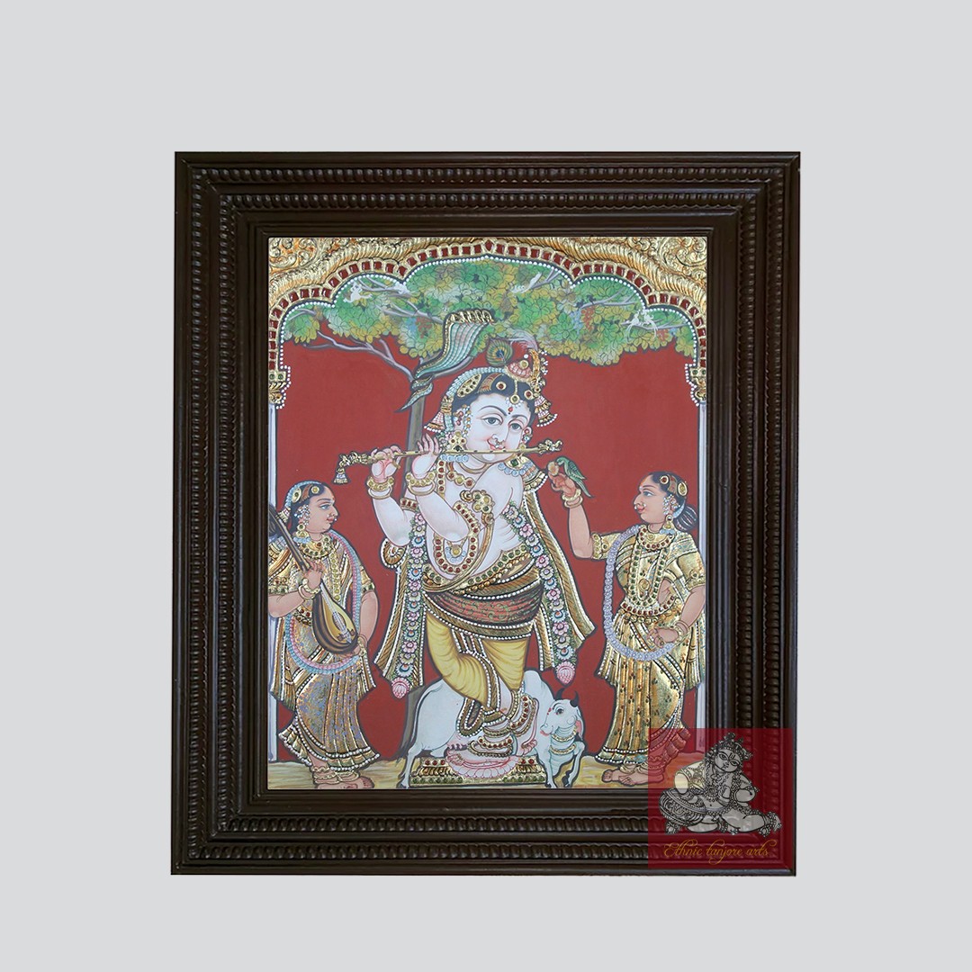 Venugopalan Krishna Tanjore Painting