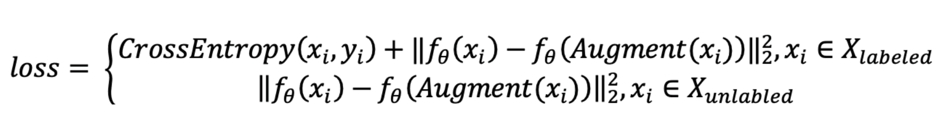 Consistency Regularization Loss Function