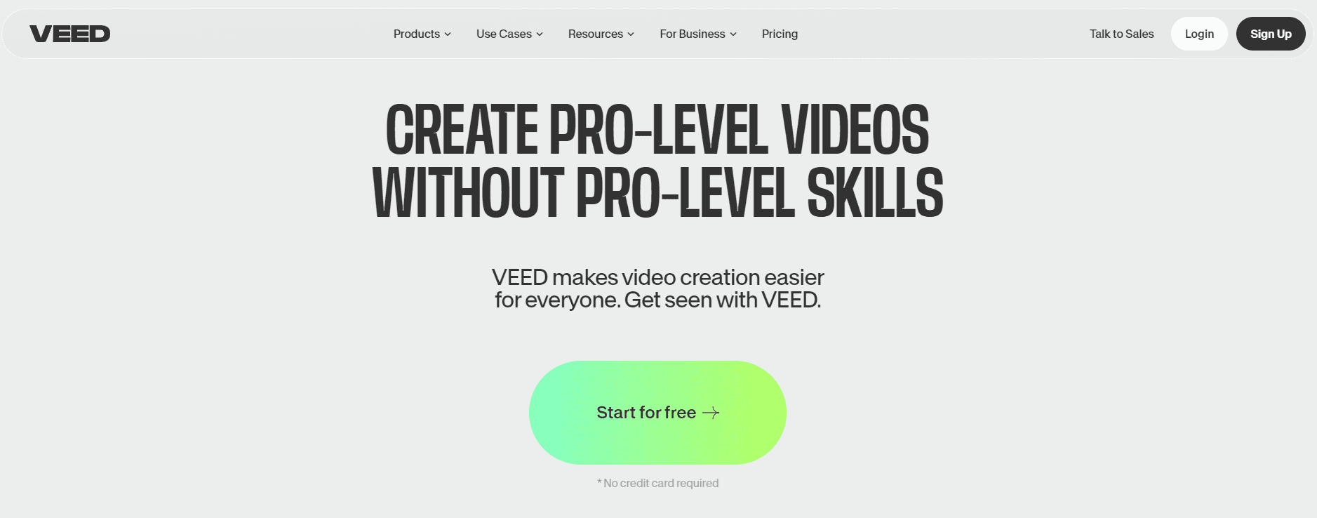 Veed - Best Short Form Video Editor