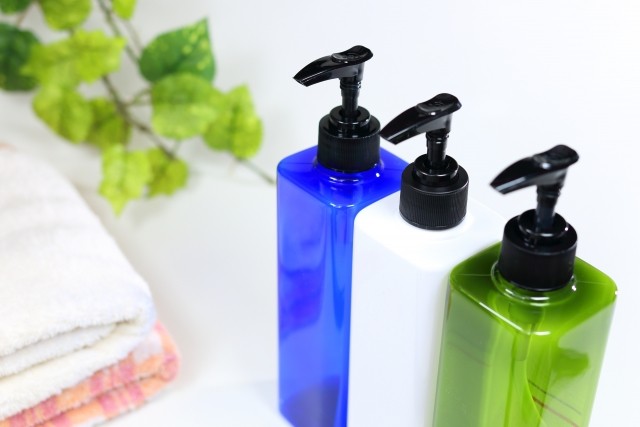 ヘアケア用品のボトル