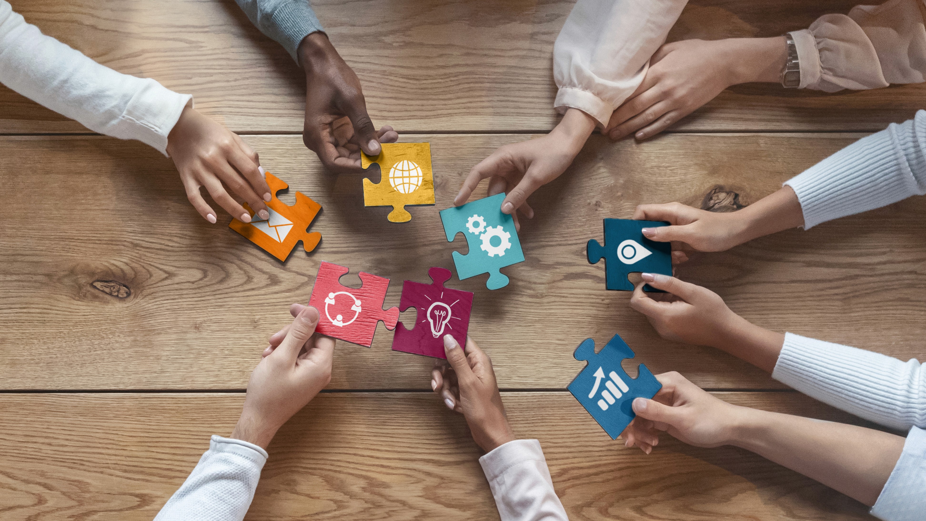 Team collaboration and strategy planning for a professional services firm supported by expert digital marketing services.