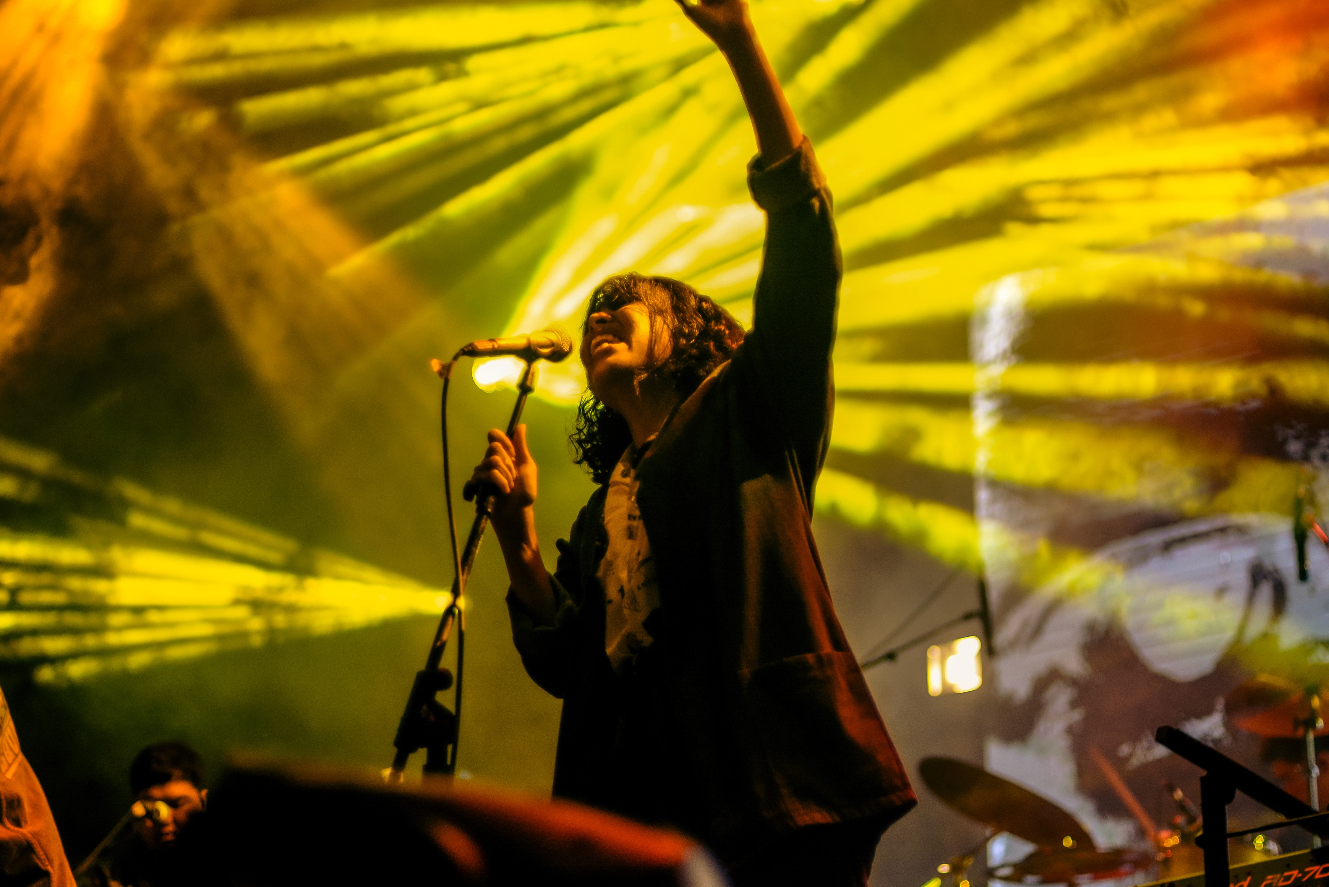 Backing Vocal of Hindia, Perform at Psylebration Surabaya