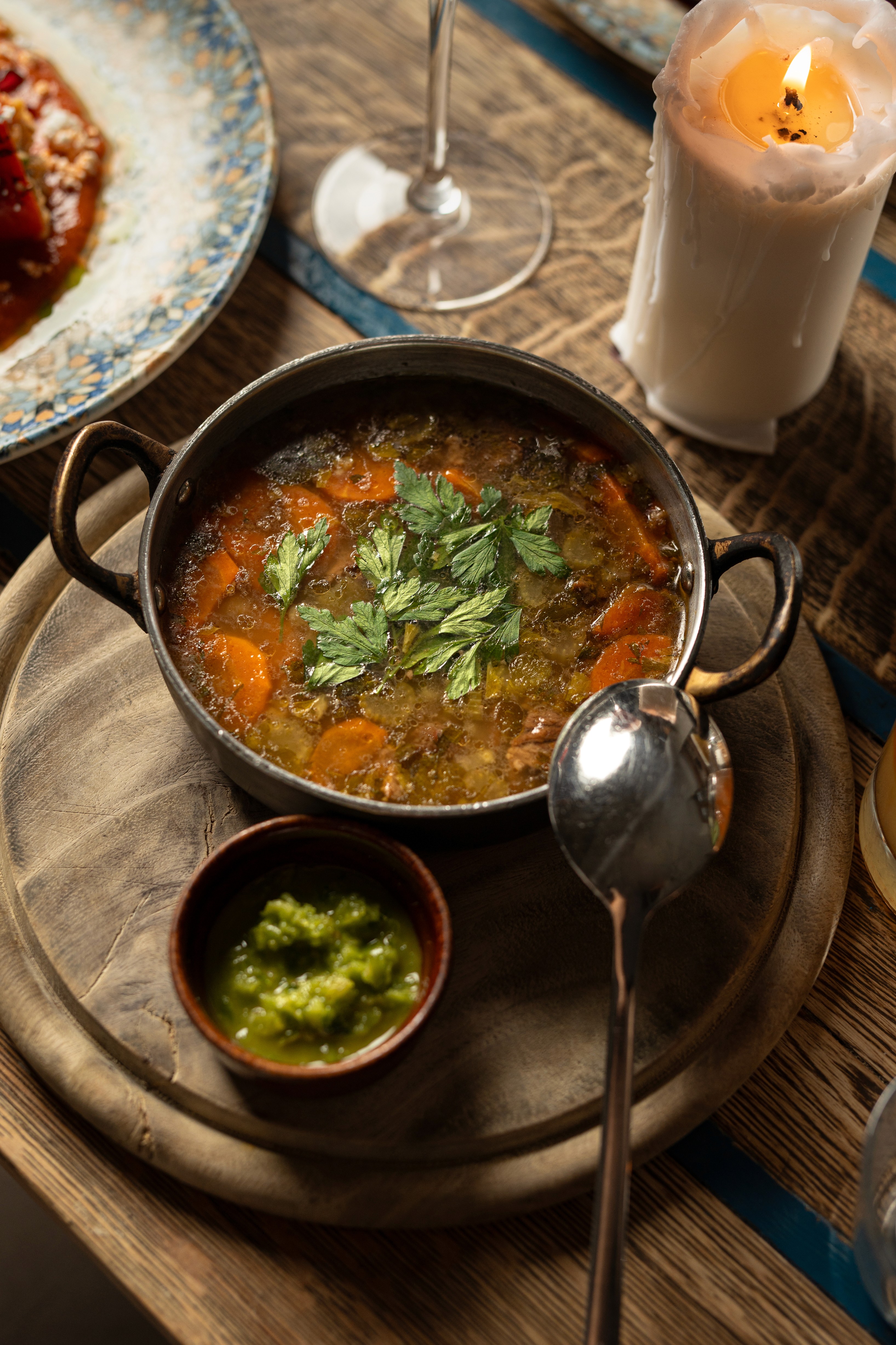 Fresh pita sandwich with vegetables and meat