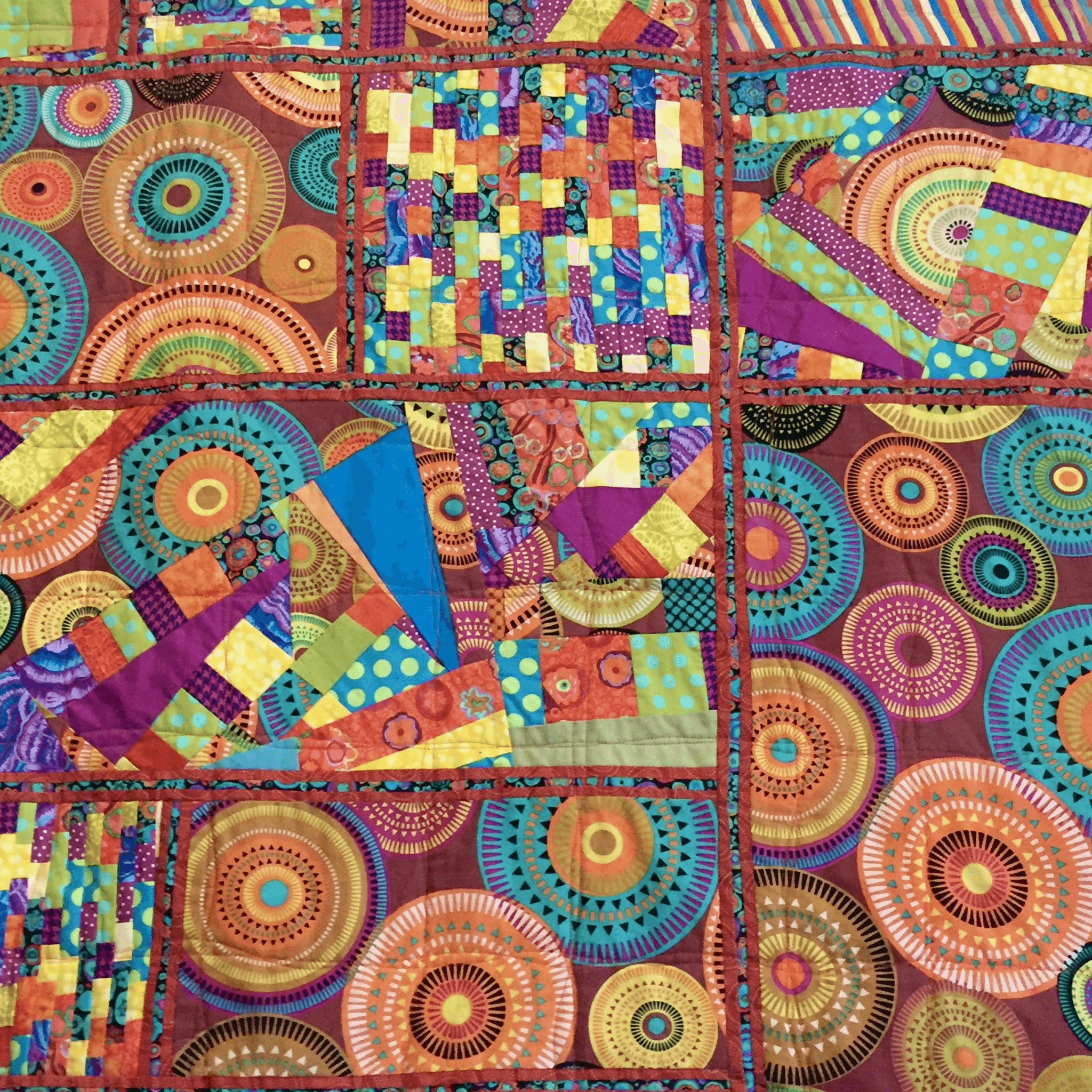 Quilt shown at the Bulloch Hall Quilt Guild's Quilt Show in 2017, Bulloch, GA
