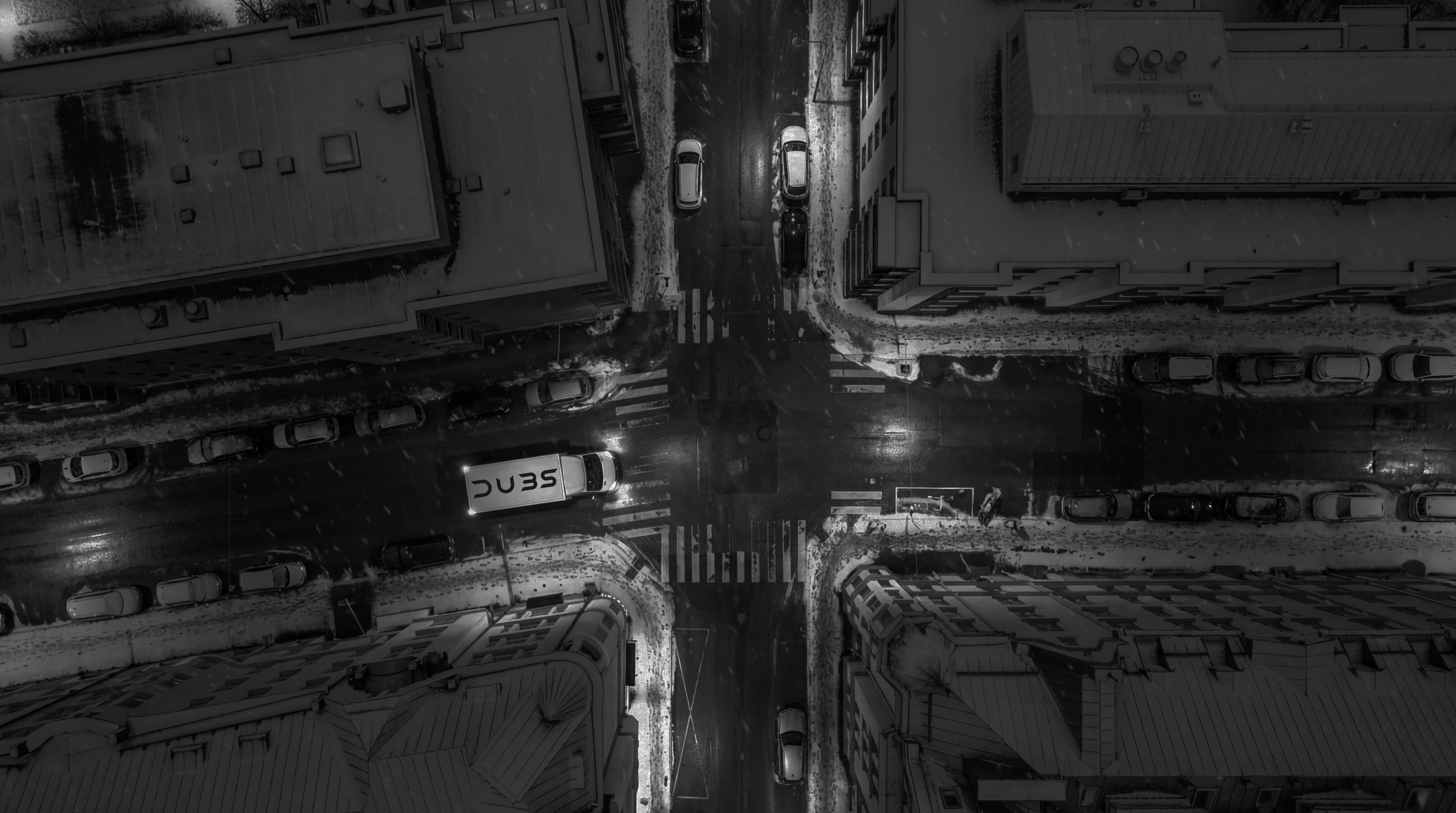parked trucks