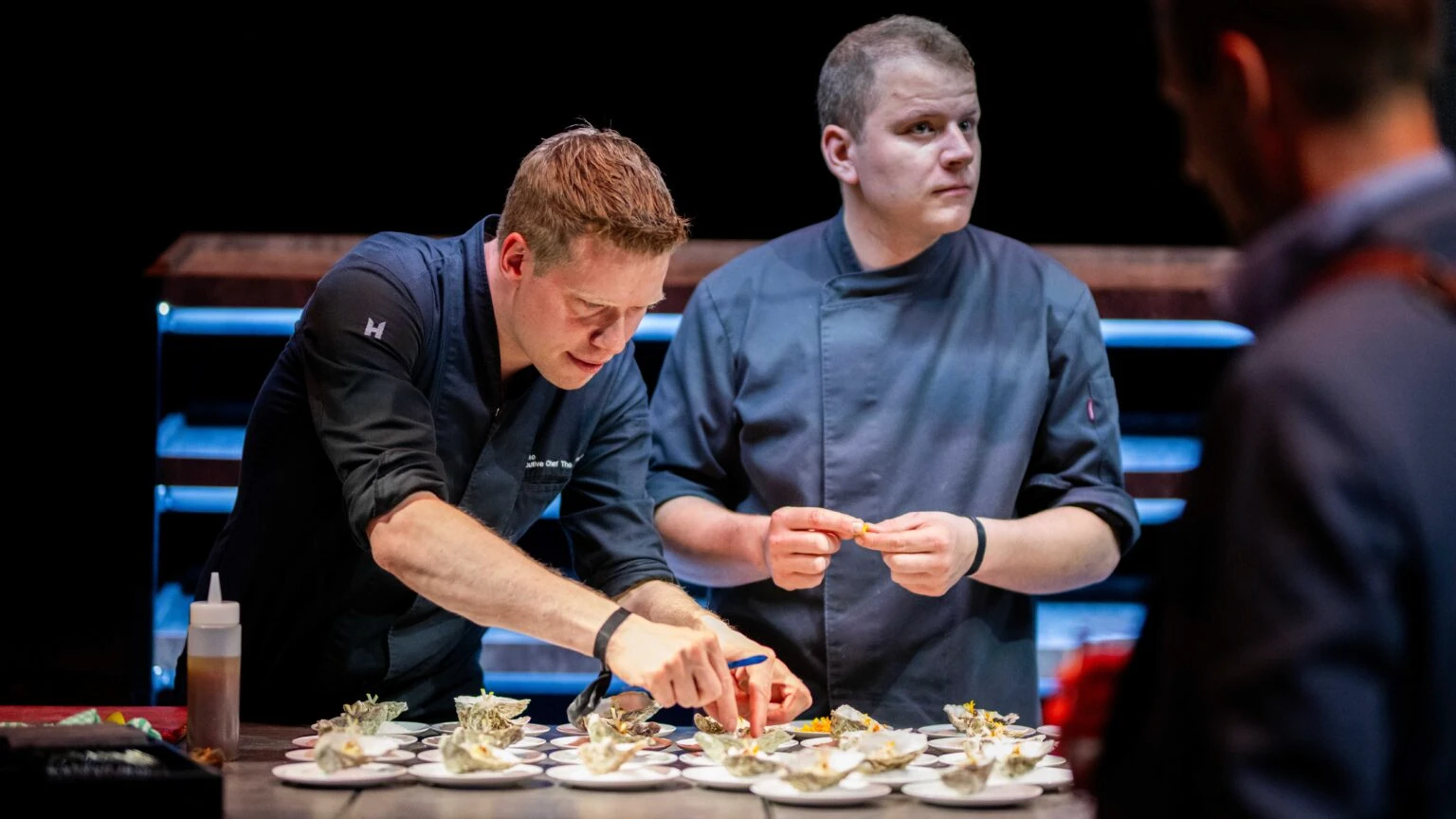 Collaborative cooking experience during the Mazda launch event