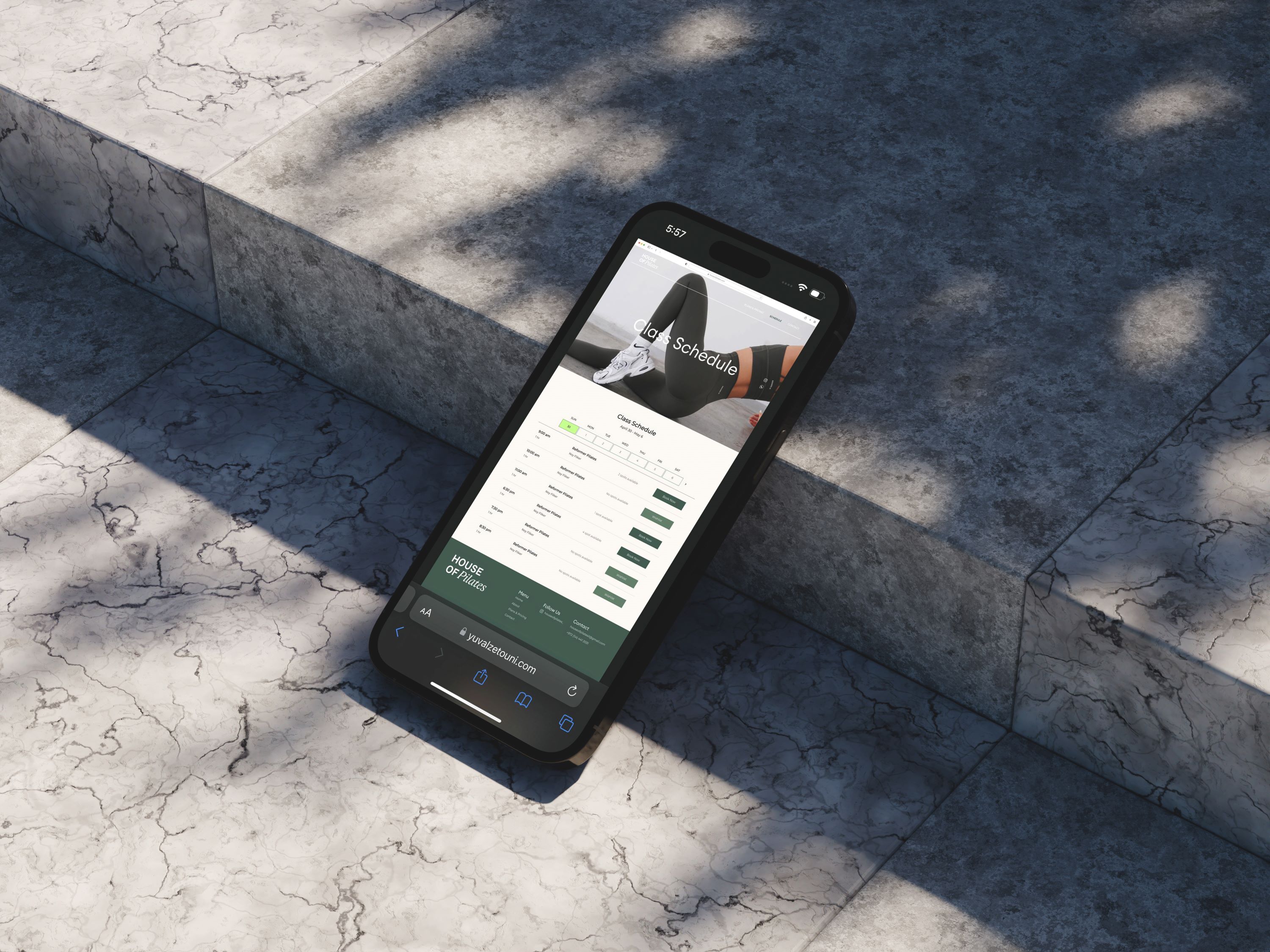 A screenshot of yuval project case study screen