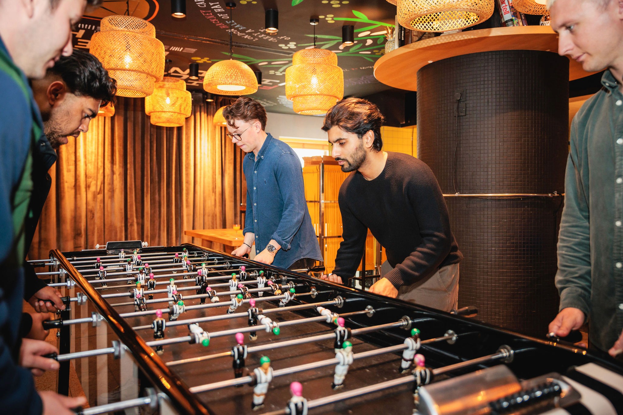 Snow-covered chalet venue for IQUW corporate ski event