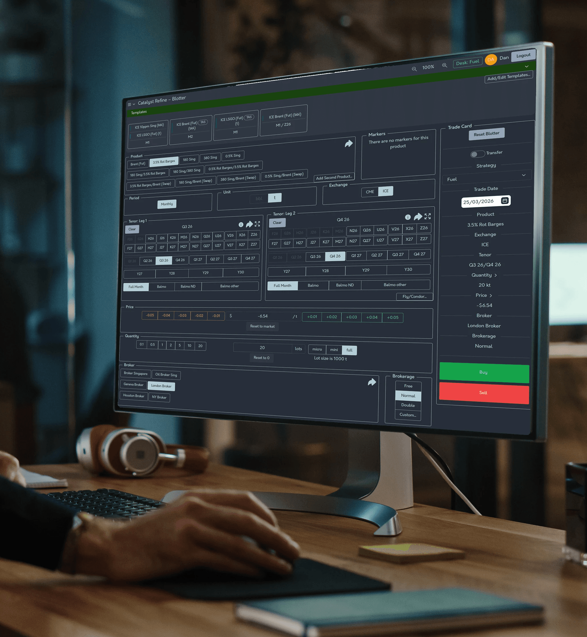 Catalyst risk software