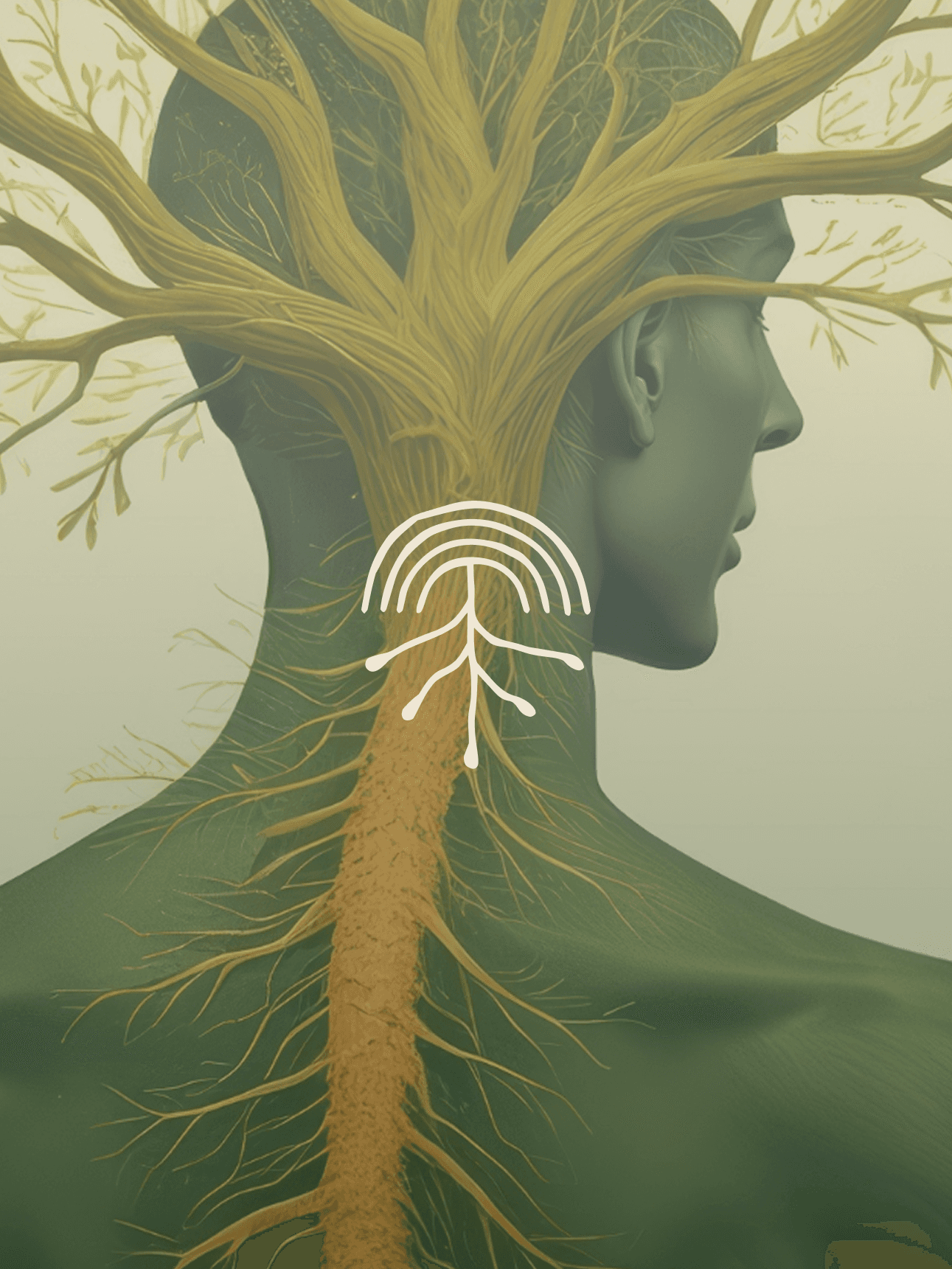 Man meditating in seated yoga pose with eyes closed