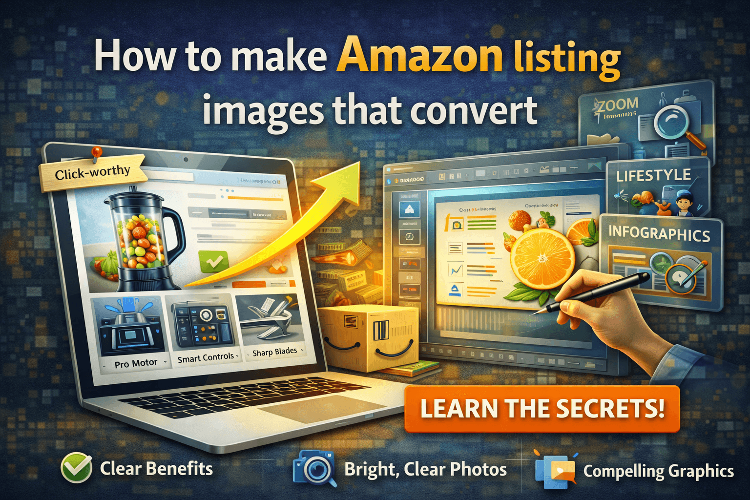 How to make Amazon listing images that convert