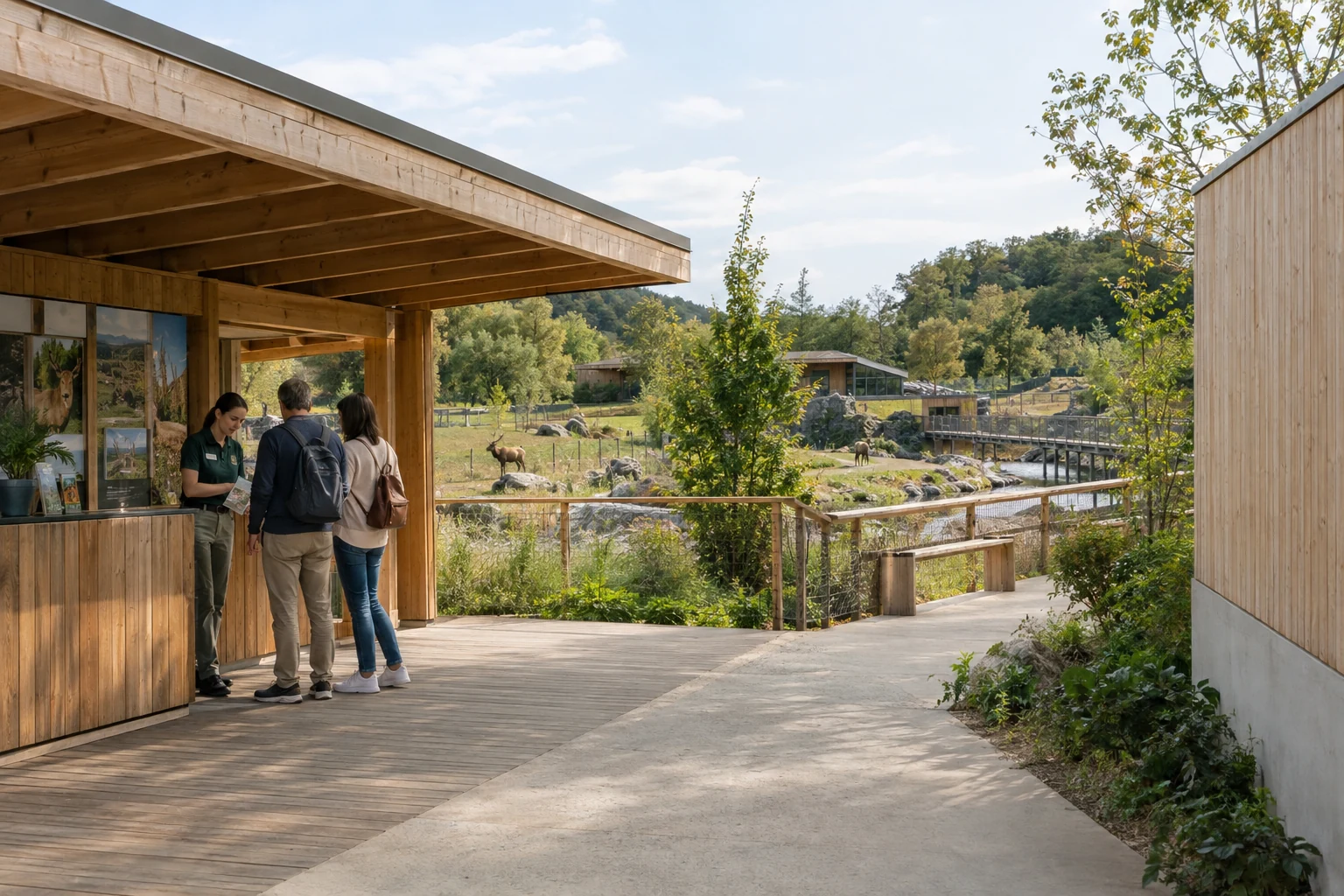 Empfang im Tierpark