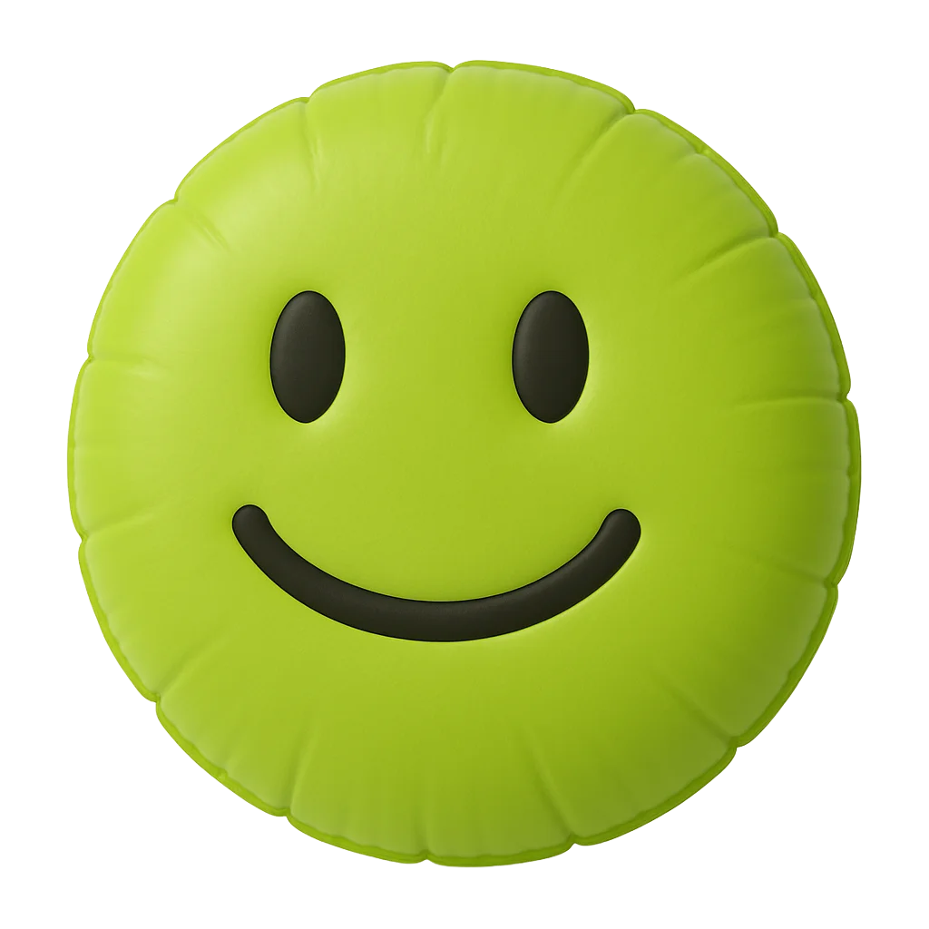 balon uśmiechnięta buźka