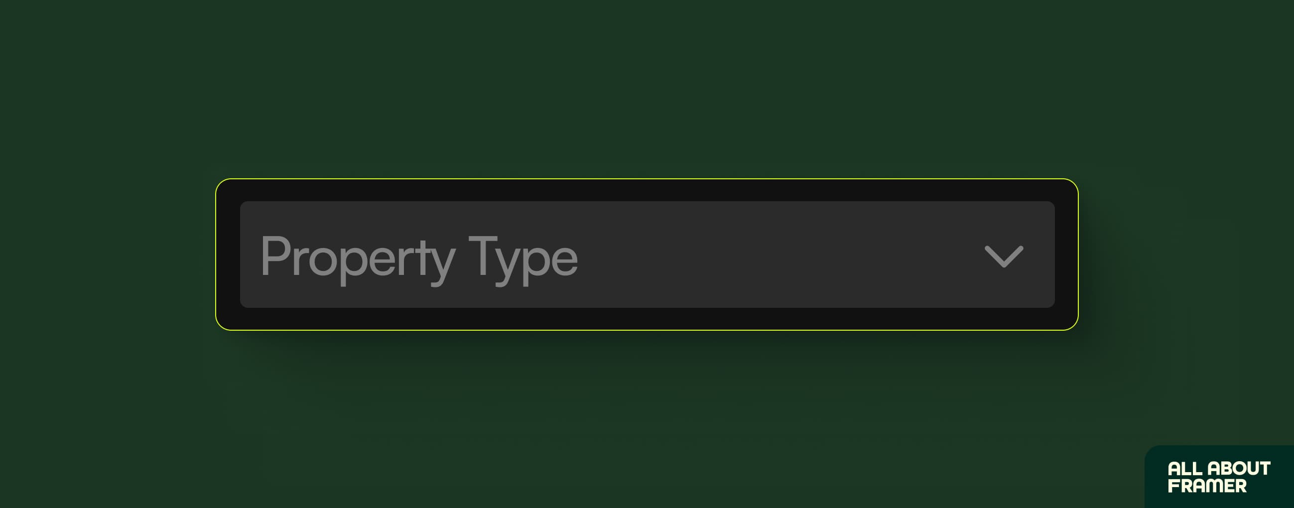 Dropdown Filter in Framer