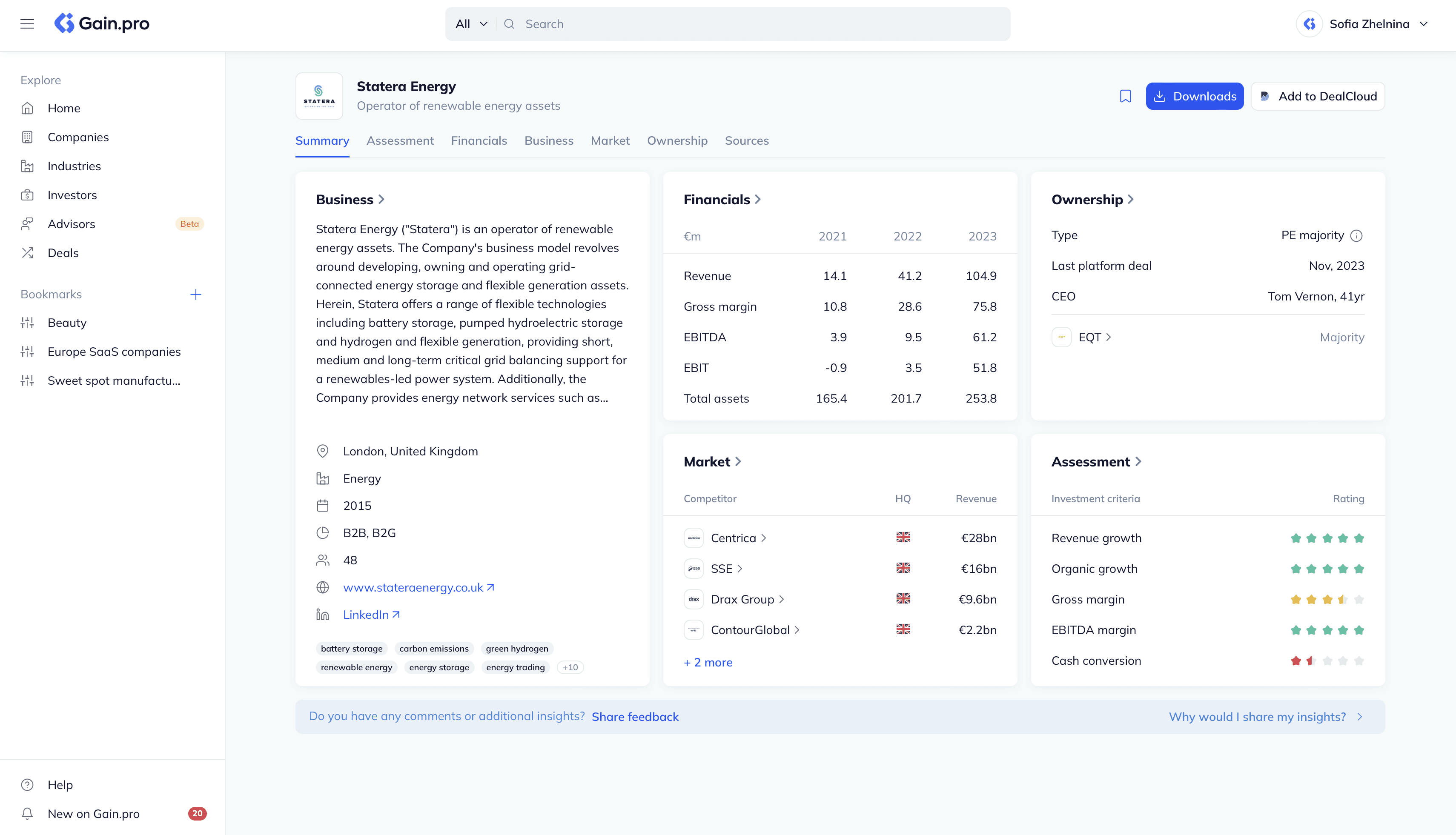 Private-market-asset-profile