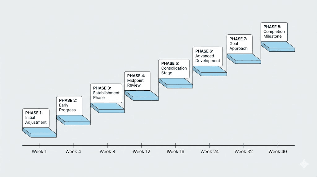 tirzepatide weekly milestones and phases progression