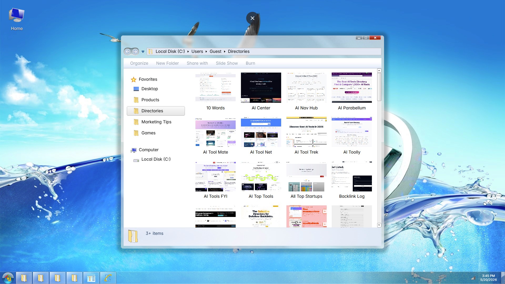 ai directory web design