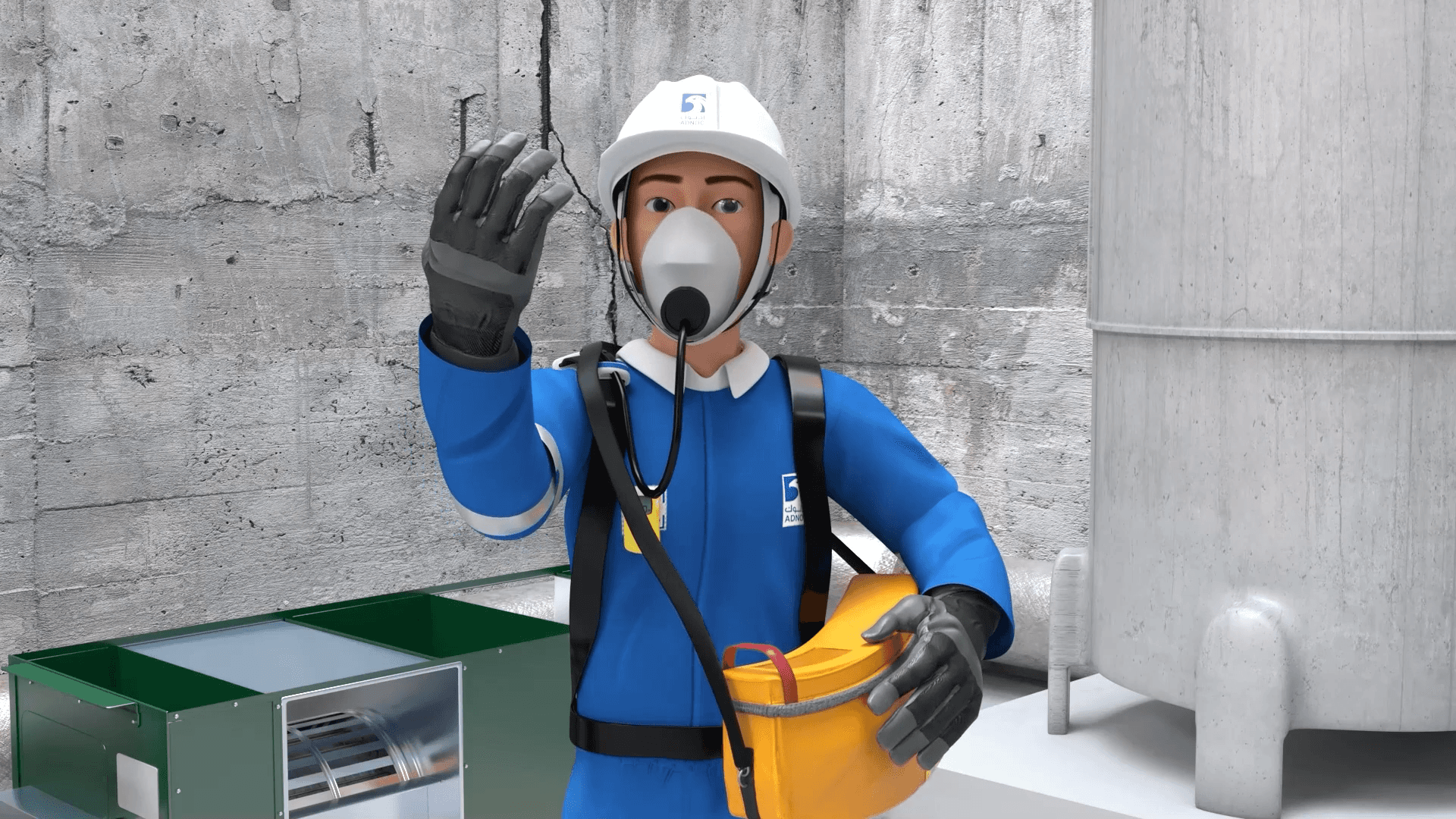 H2S Elearning 3d animation
