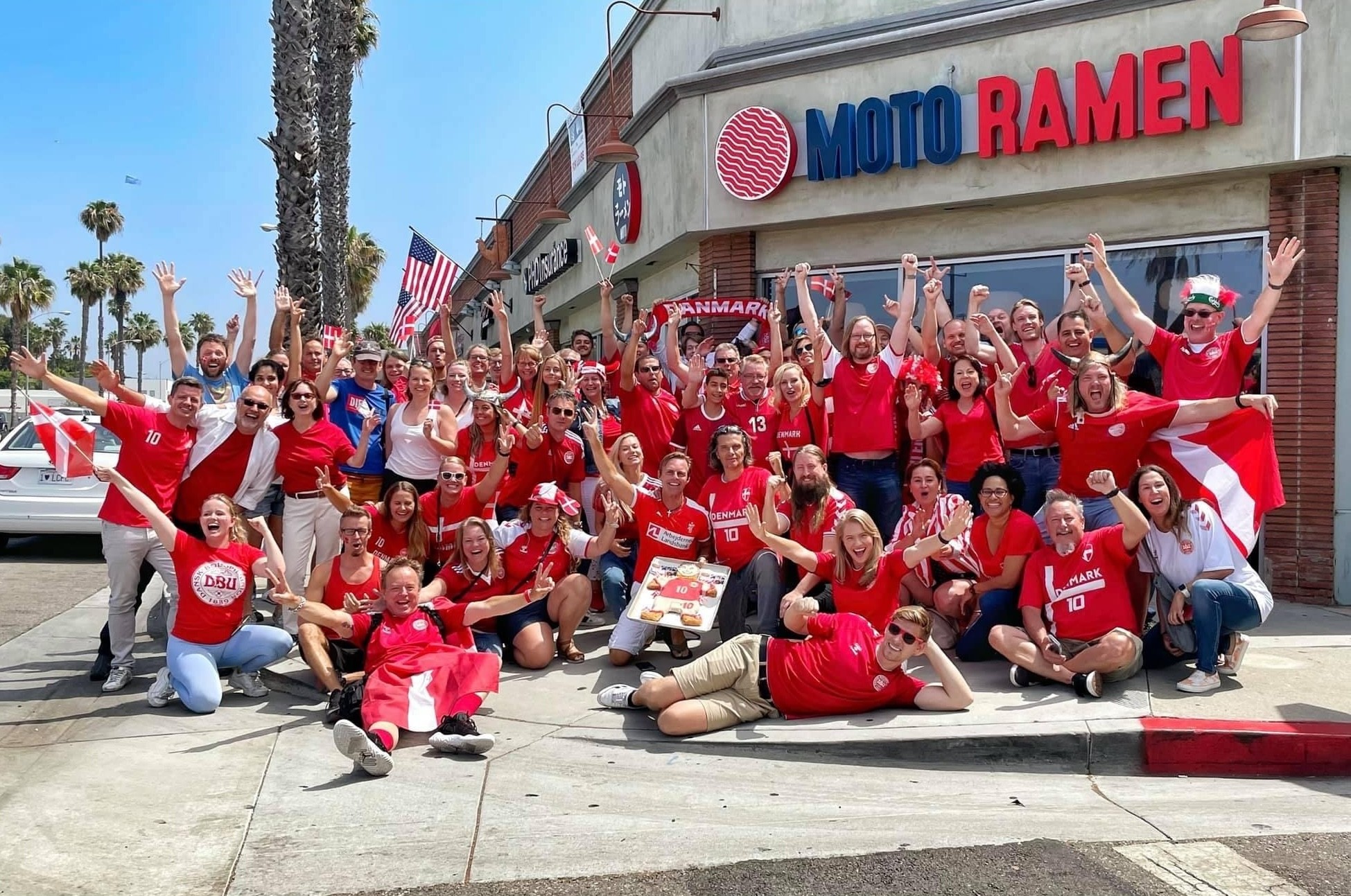 Danish soccer fans