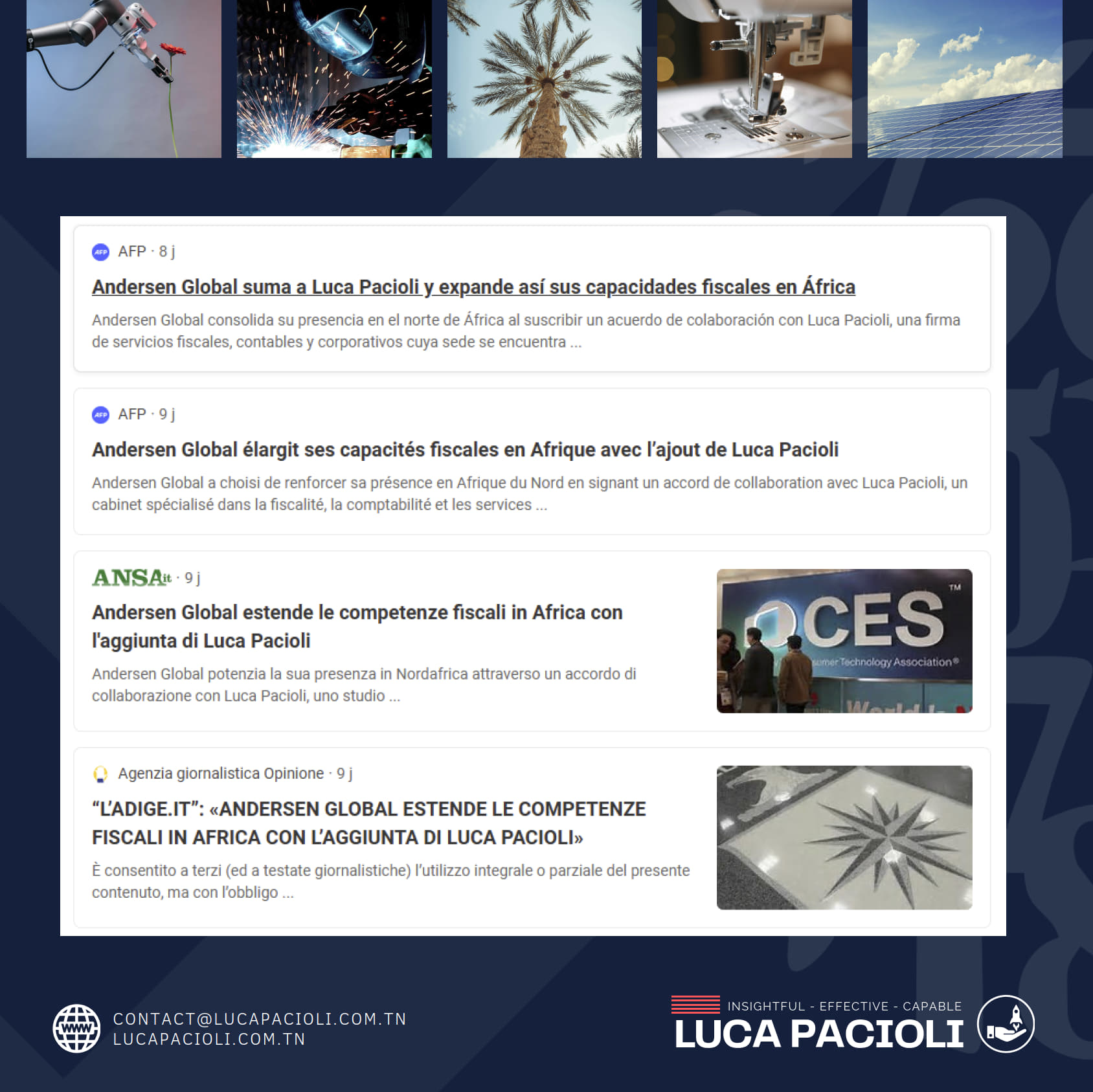 Luca Pacioli Joins Andersen Global, Making Headlines Worldwide