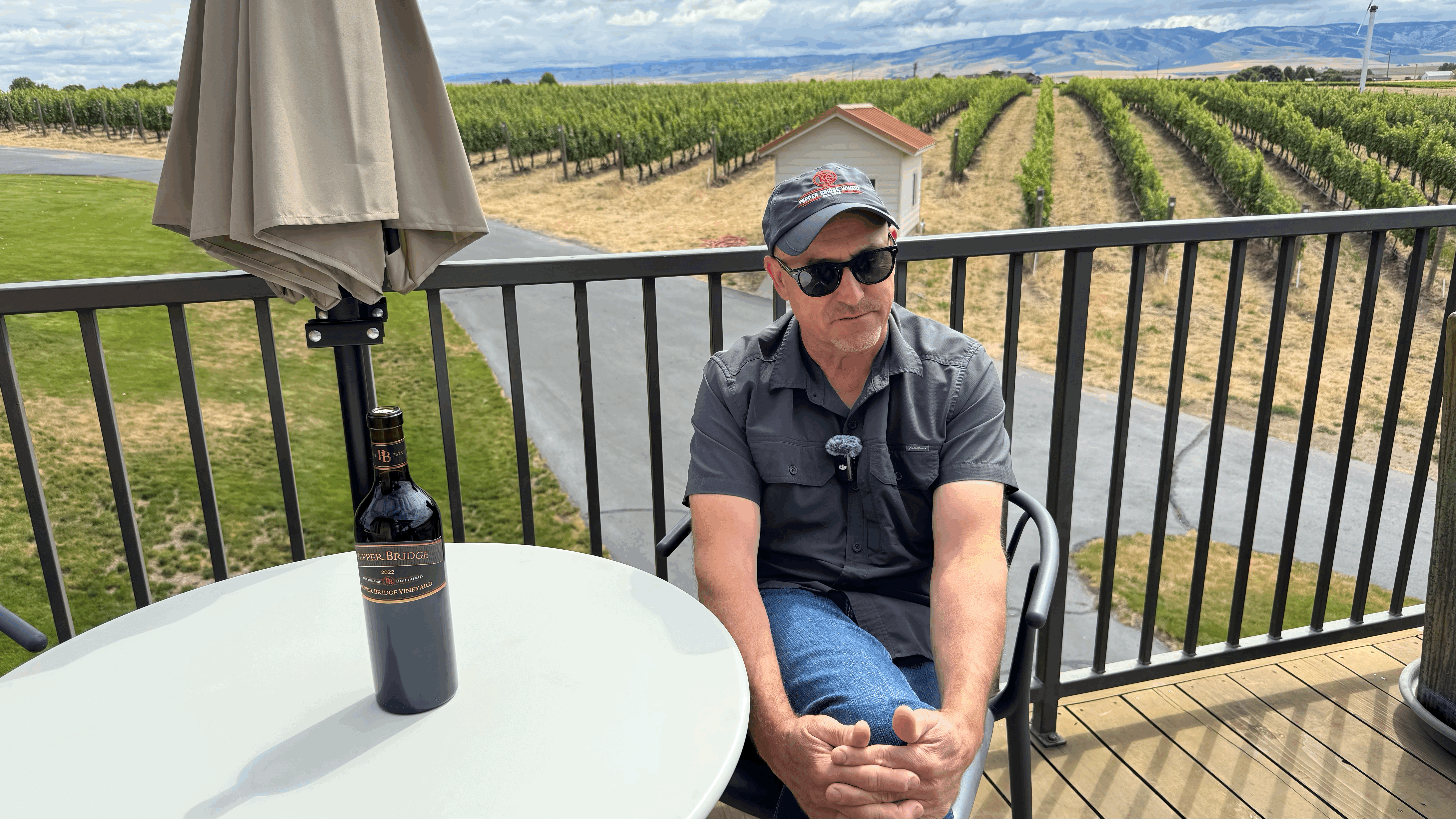 Pepper Bridge Winery vineyard on Walla Walla's Southside